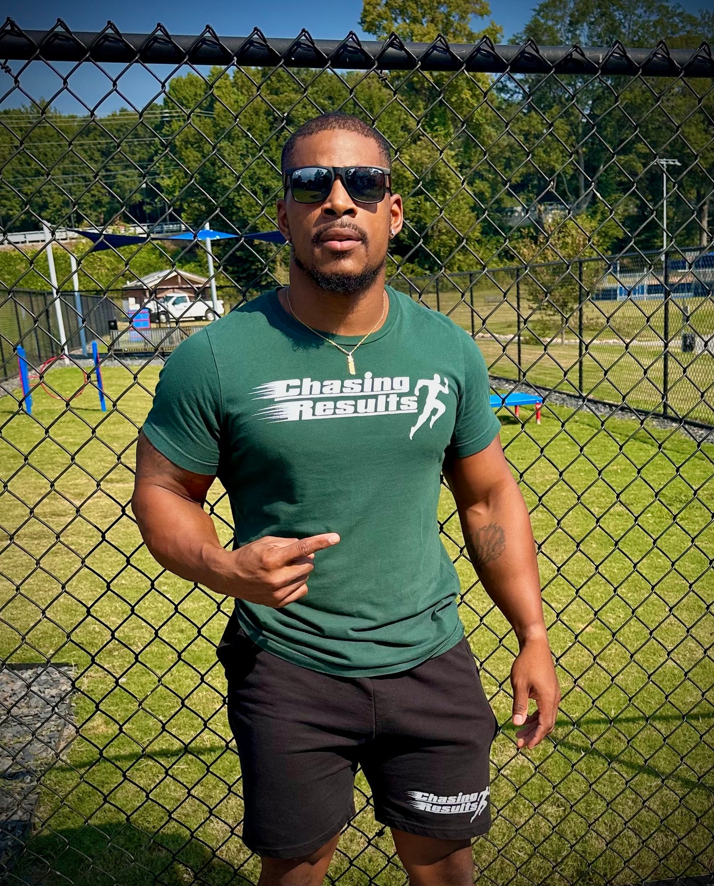 Chasing Results Unisex Crew Neck Short Sleeve T-Shirt